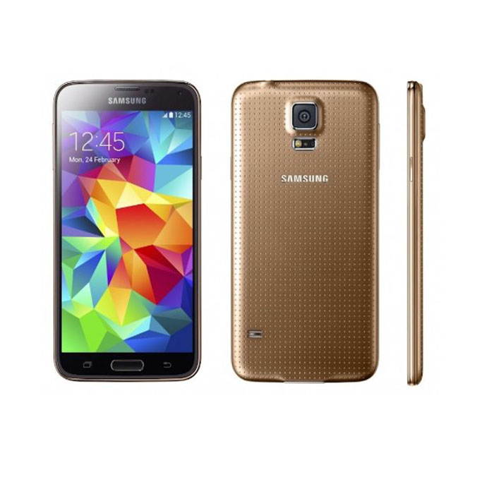 Unlocked Samsung Galaxy S5 G900a 16GB Gold Android Smartphone