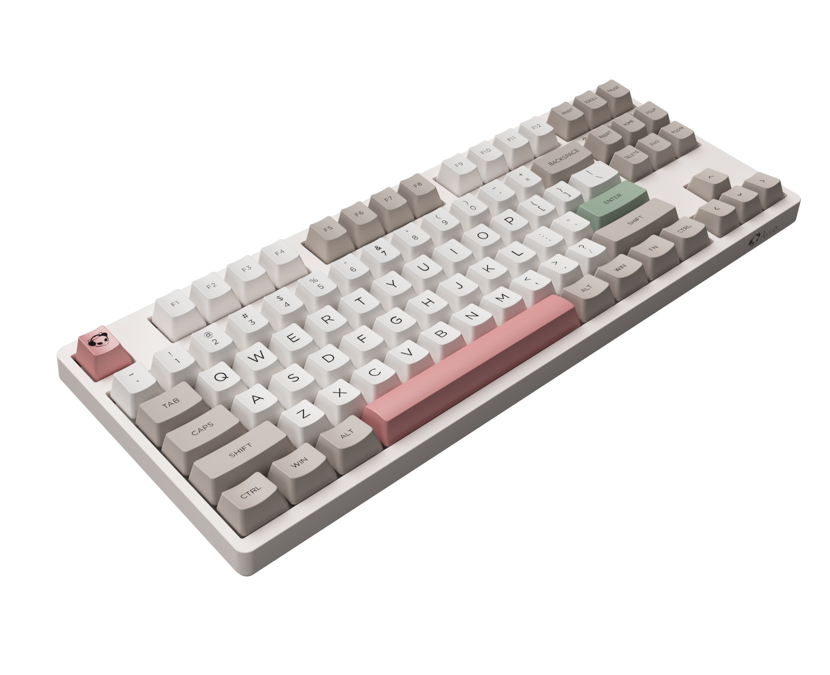 Akko 3108V2 Sailor Moon Gaming Mechanical Keyboard Pink Switch Double Shot Dye Sub PBT Keycaps NKRO Detachable USB Type-C Pink Cat Paw