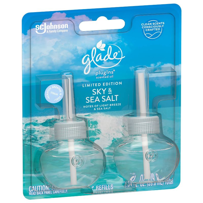 Glade Sky Sea Salt PlugIns Refill - 2ct