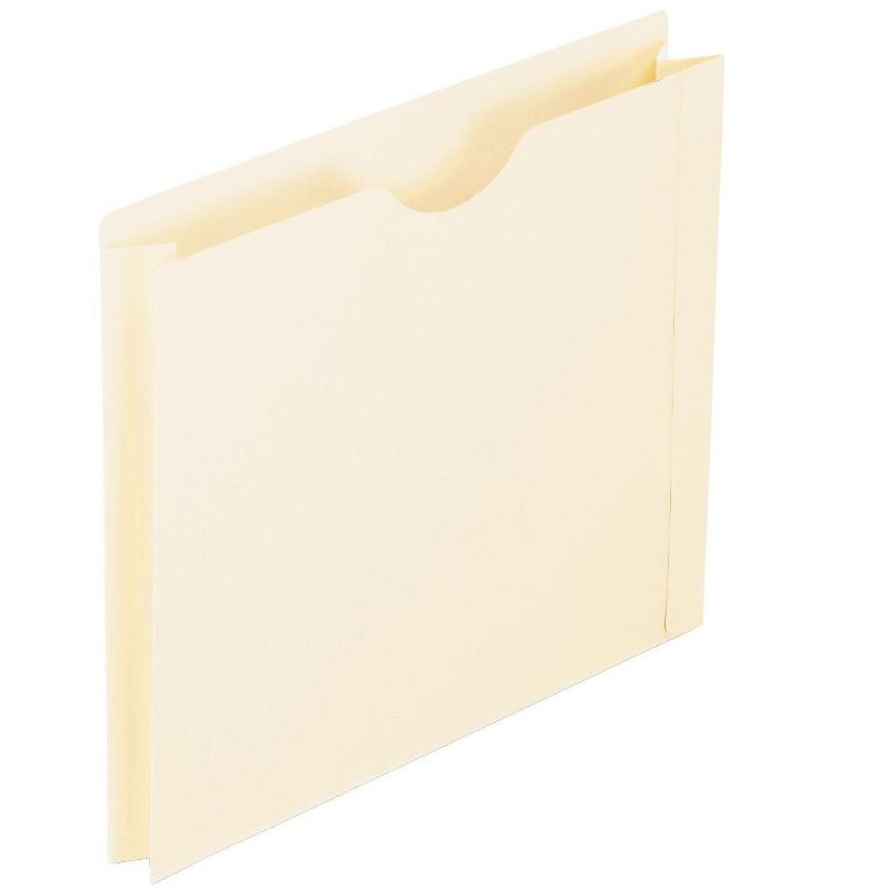 Skilcraft File Folders 3/4" Expansion 1/3-Cut Letter 100/BX Manila 2822507