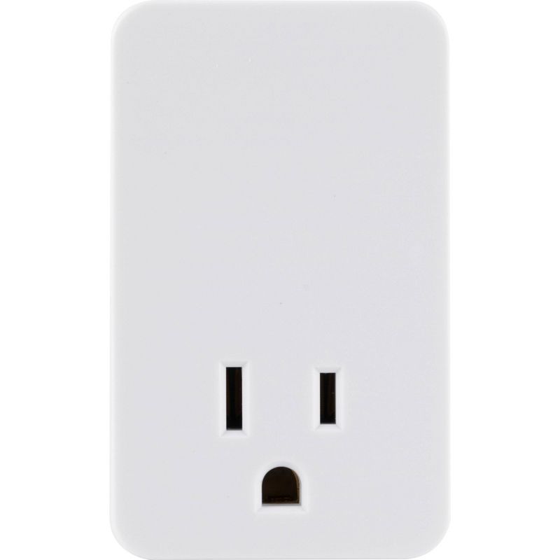 General Electric 1-Outlet Surge Tap 1080J Grounded Audible Alarm