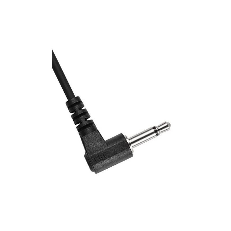 Only Acoustic Tube Earpiece for Speaker Mic or Radio Carried Near Shoulder or Chest 35mm Connector Cable Length 10 inch Coil Cord 6 inch Reinforced Cable Clear Sound Transmission