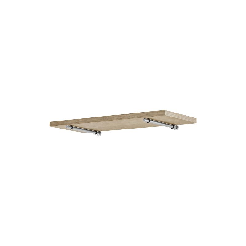 31.5" x 7.9" Feelwood Brushed Shelf Oak - Dolle Shelving