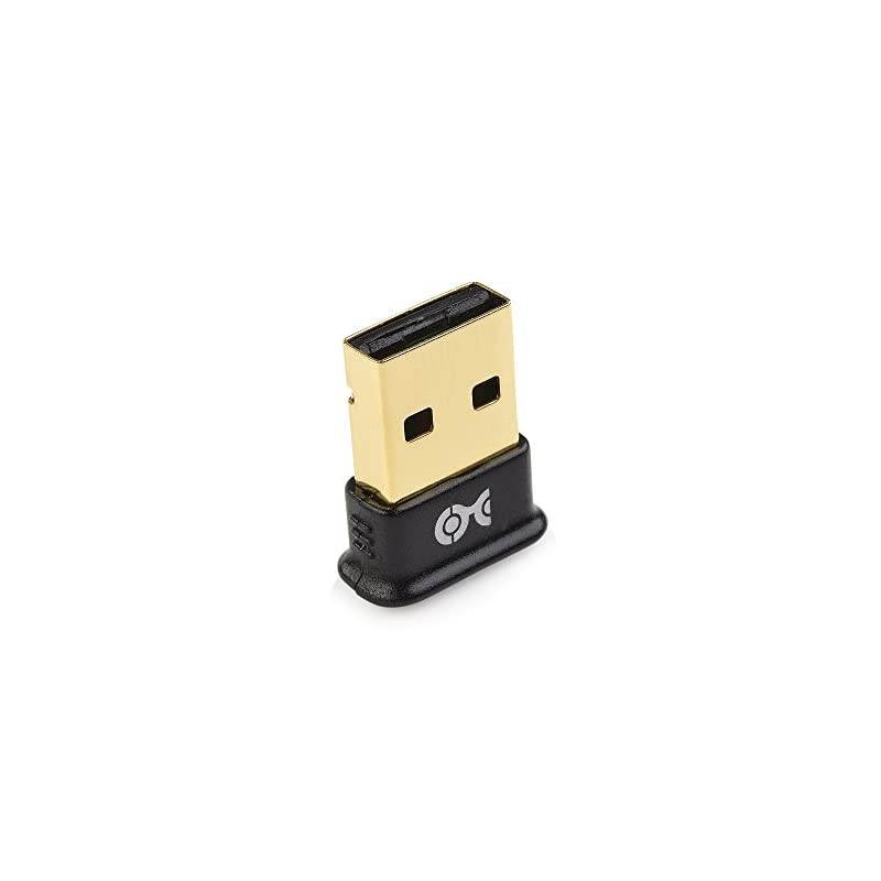USB Bluetooth Adapter USB to Bluetooth 40 Adapter for Windows 10 81 8 7 Vista XP Raspberry Pi in Black