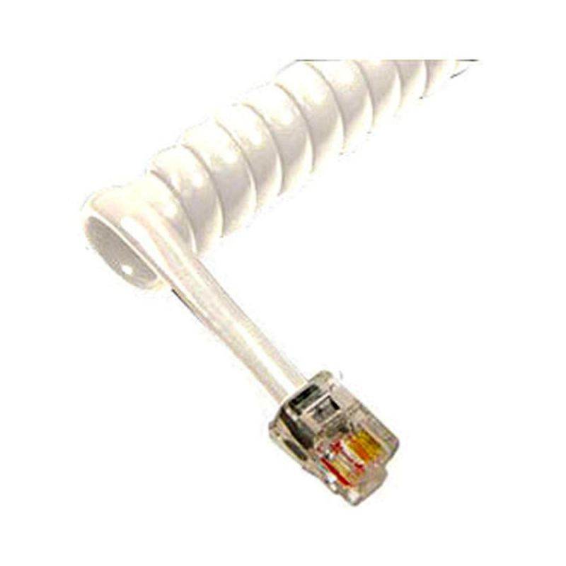 CABLESYS ICC-ICHC406FWH GCHA444006-FWH / 6' HANDSET CORD - WHITE