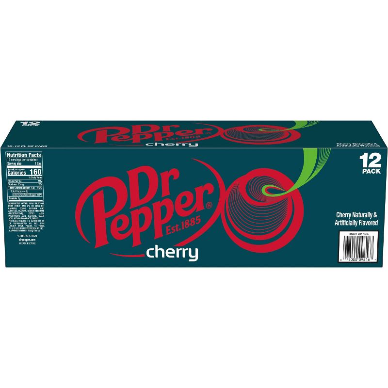 Dr Pepper Cherry Soda - 12pk/12 fl oz Cans