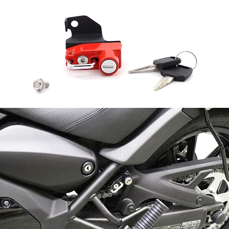 Helmet Lock Anti-Theft For Kawasaki Vulcan S/ABS EN650A 2015-2016 - Red