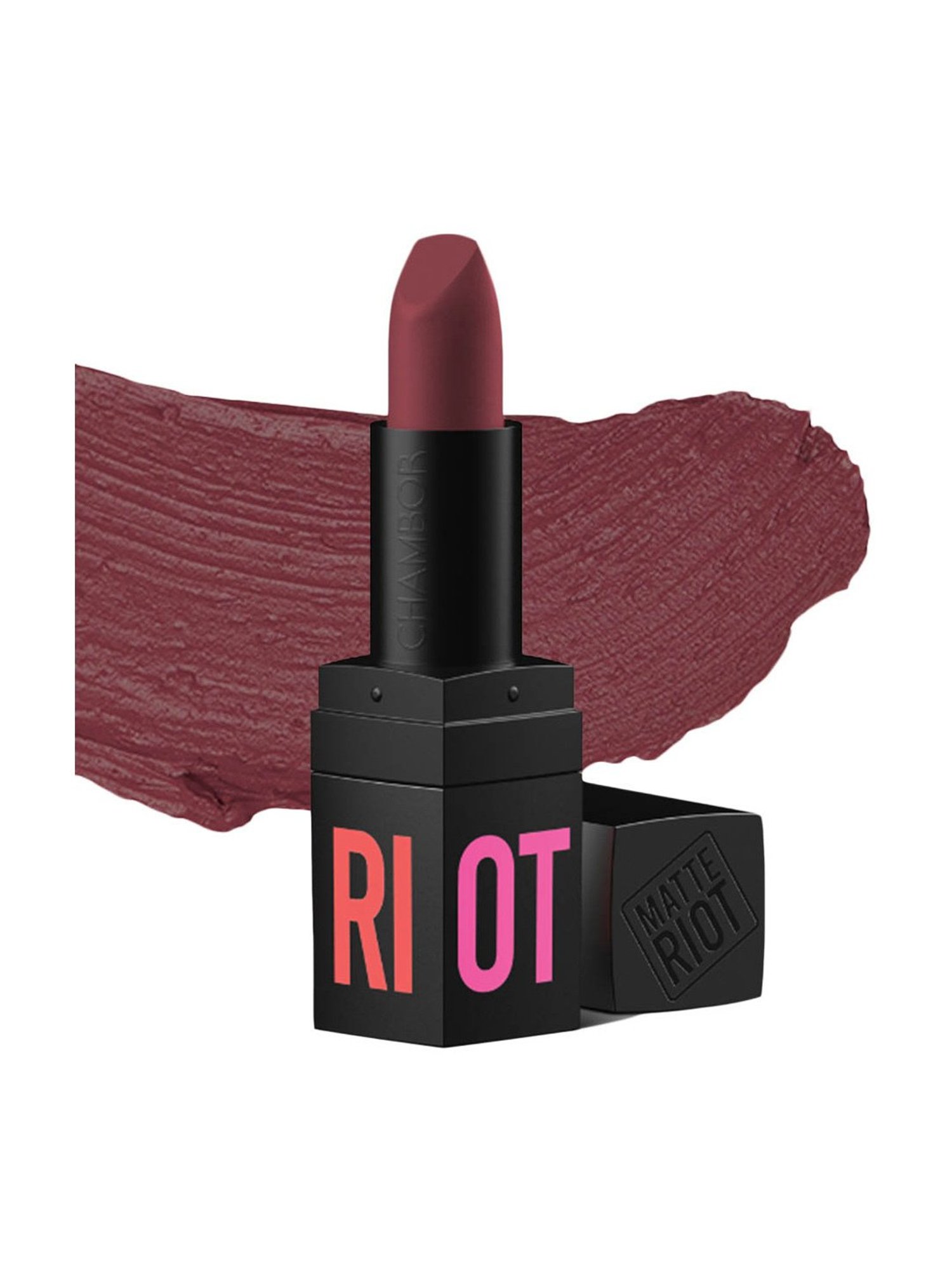 Chambor Matte Riot Lipstick Cafe Noir - 4.5 gm