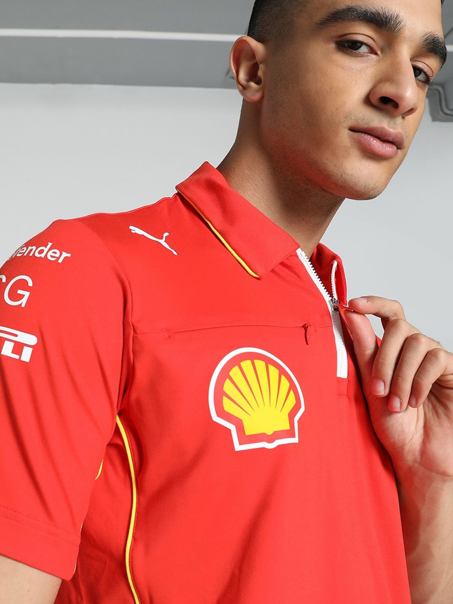 Puma Red Regular Fit Polo T-Shirt