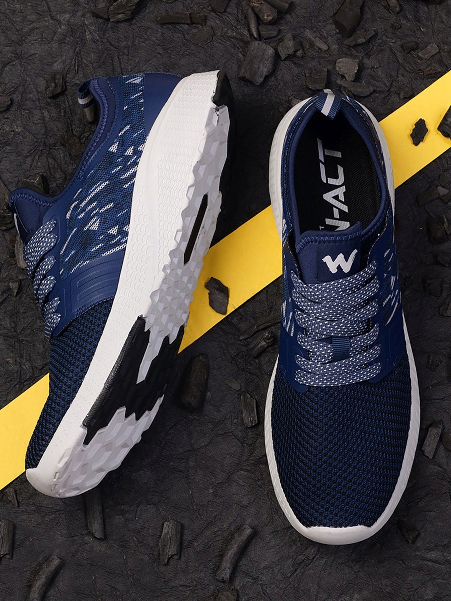 Wildcraft Men's Deniz+ Blue Running Shoes