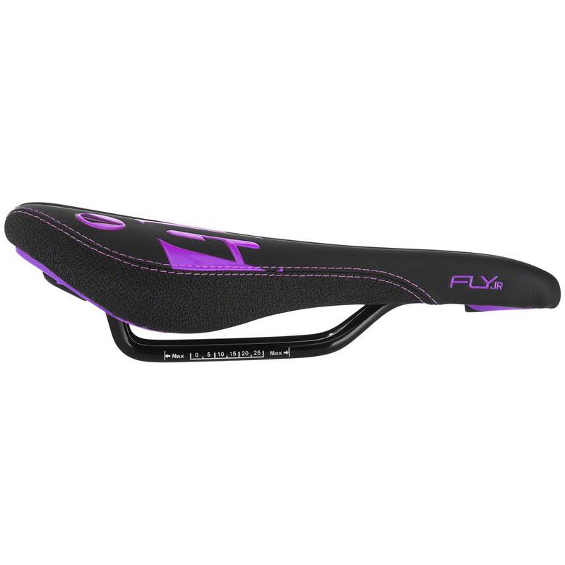 SDG Fly Jr Saddle - Neon Purple/Black