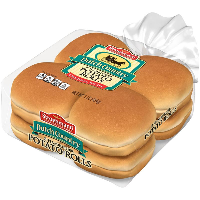 Stroehmann Potato Buns - 15oz/8ct