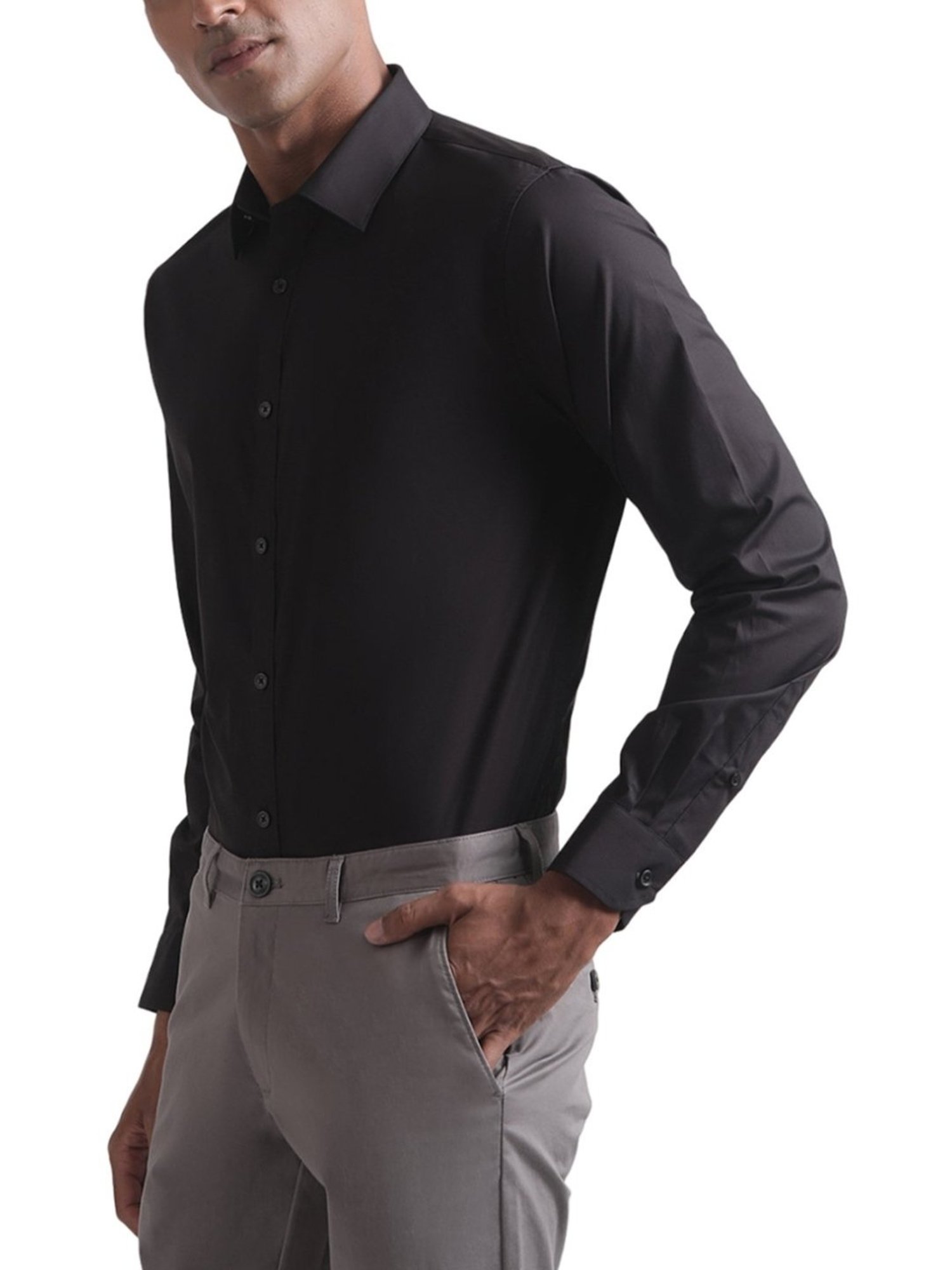 Matinique Black Slim Fit Shirt
