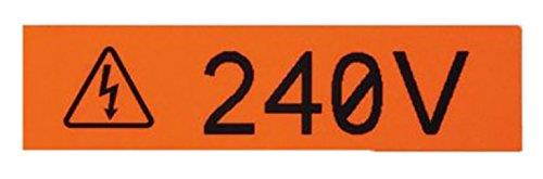 Panduit T100X000VUC-BK P1 Cassette Continuous Tape Label, Vinyl, Orange/Black