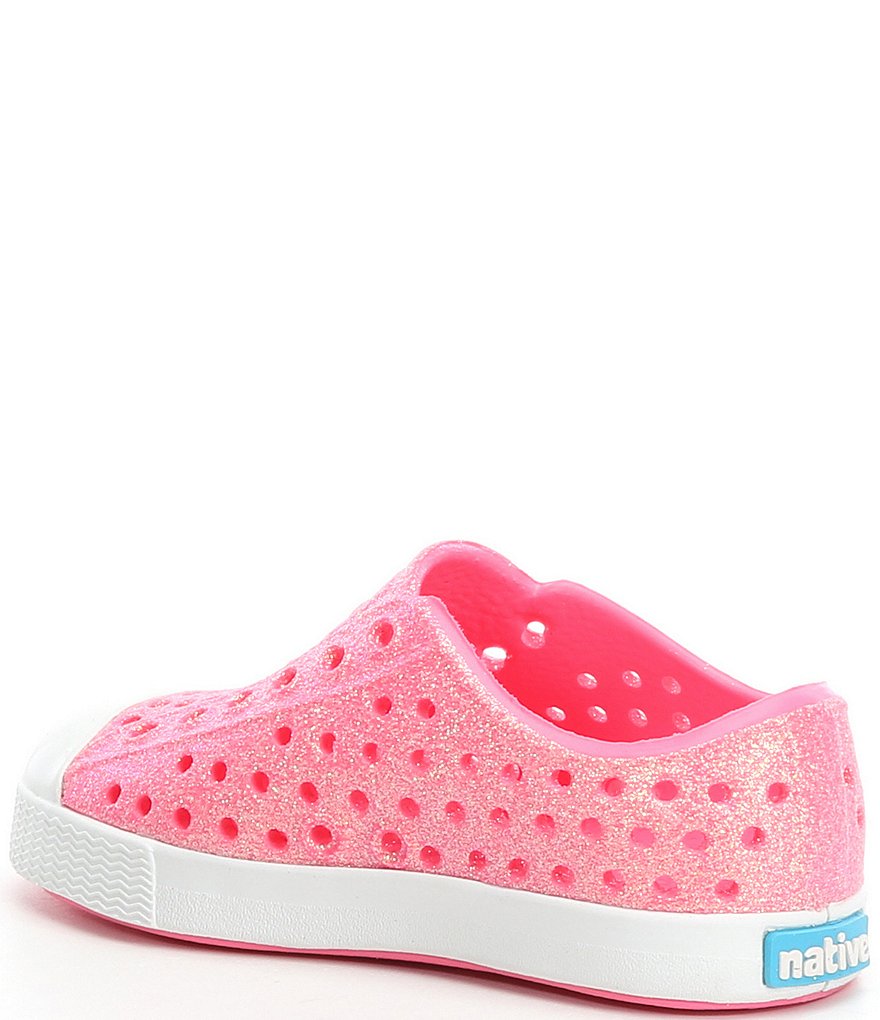 Native Girls' Jefferson Bling Glitter Slip-On Sneakers (Infant)