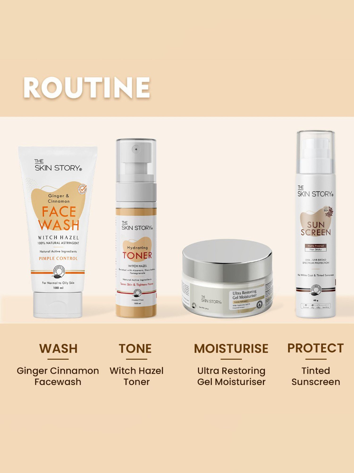 The Skin Story UVA - UVB Broad Spectrum Protection Sunscreen SPF 30 - 40 gm