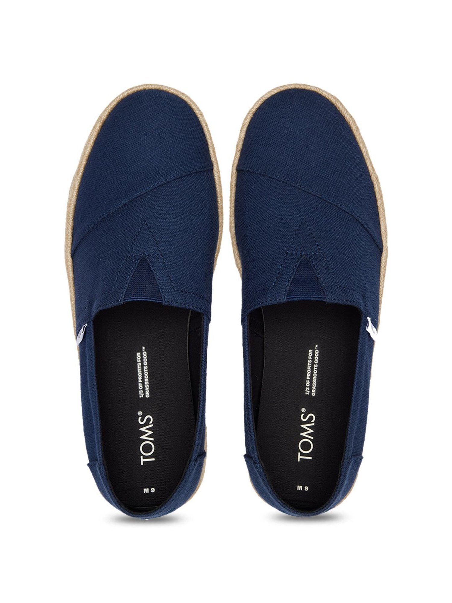 Toms Men's Alp Rope 2.0 Navy Loafers