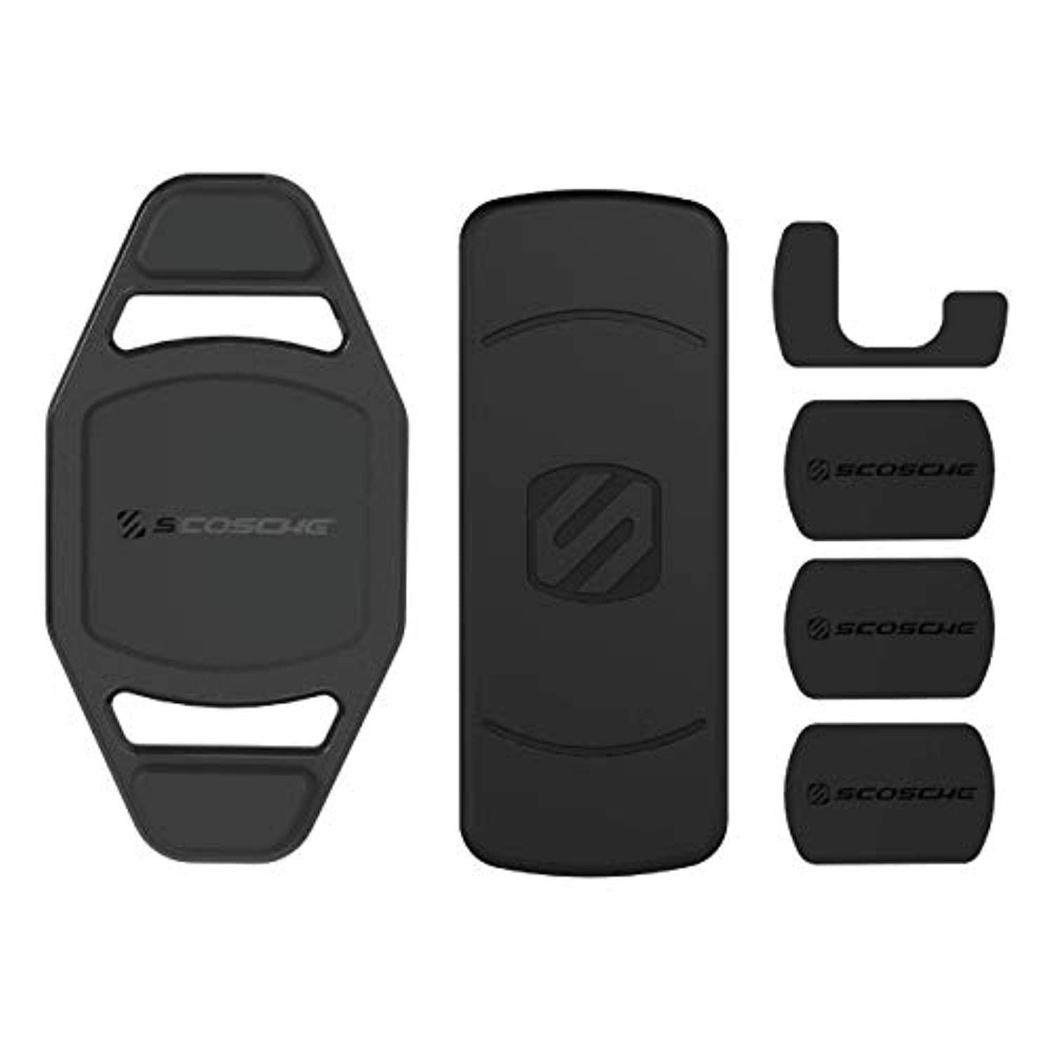 scosche mdmak-xces0 magicmount replacement kit - includes 5 plates, 2 cleaning swabs and a dual magnet adapter plate for galaxy