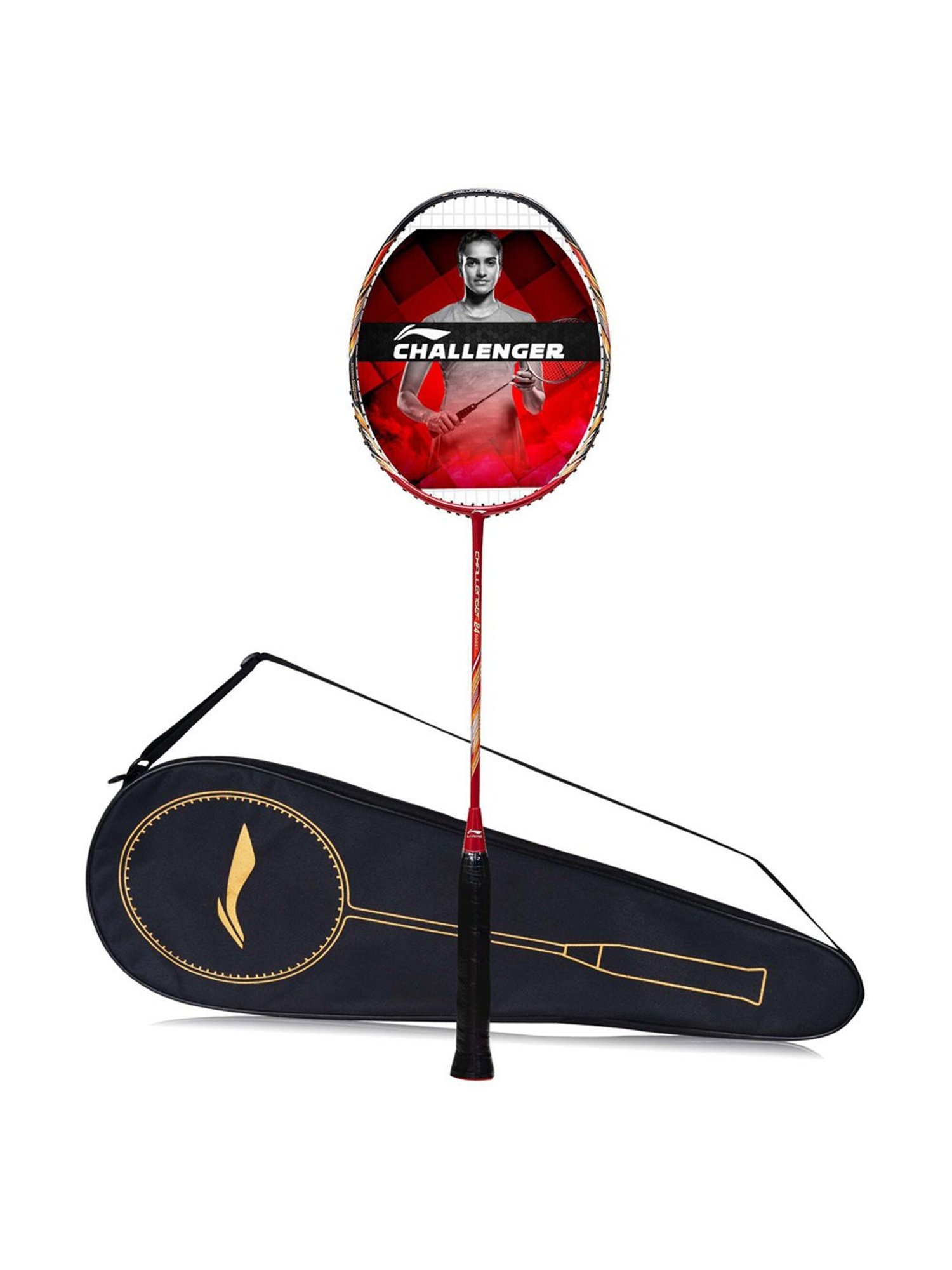 Li-Ning Challenger Boost Badminton Racket (Red) Size - Medium