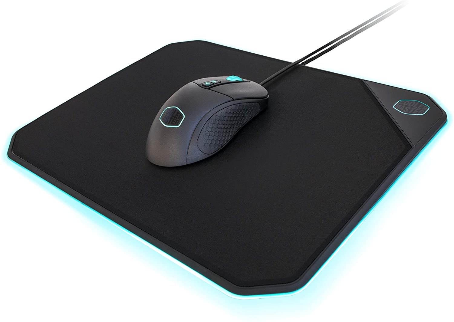 Cooler Master MPA-MP860-OSA-N1 Dual-Sided Gaming Mouse Pad with RGB Illumination and Software Customization by
