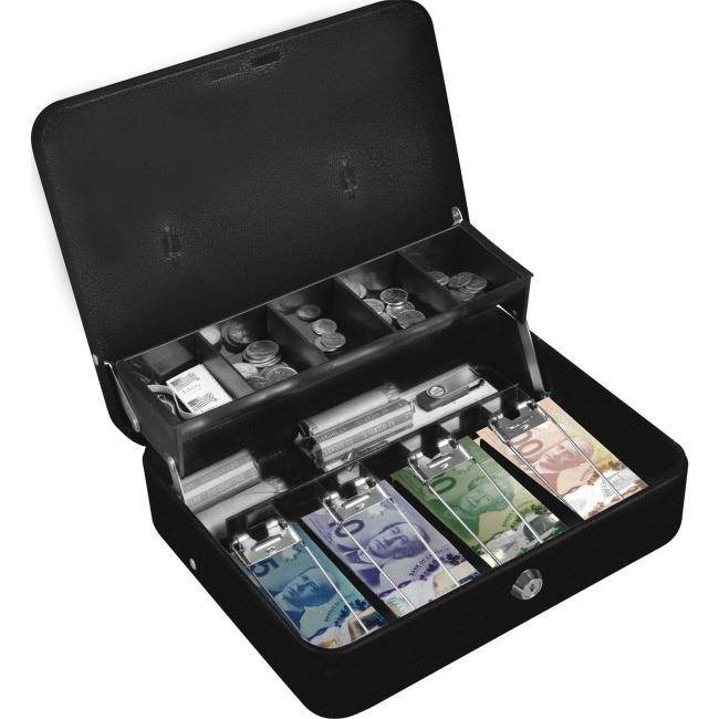 TIERED TRAY DELUXE CASH BOX