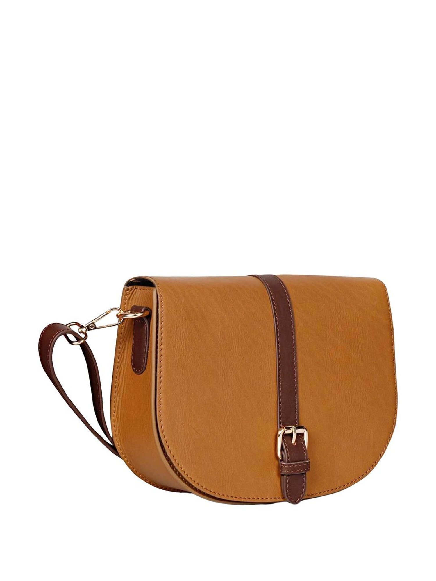 Favore Dark Tan Solid Medium Slings