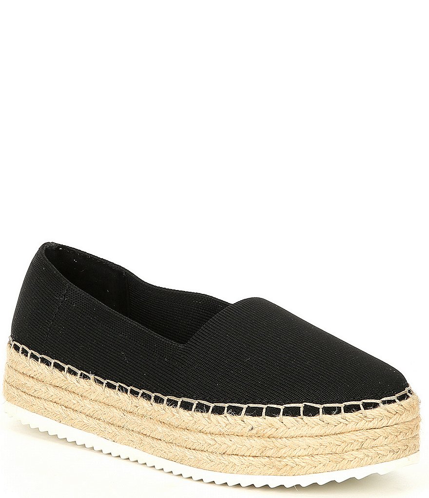 Gianni Bini Shyleah Stretch Knit Platform Espadrilles
