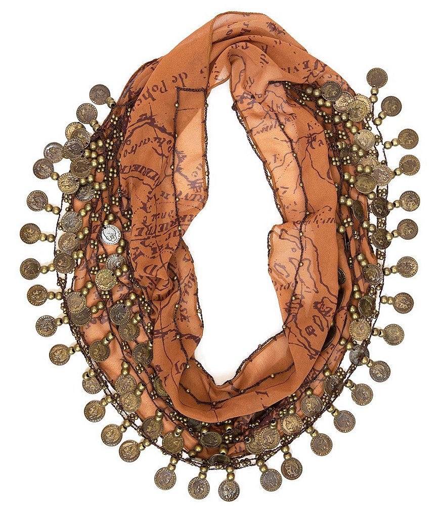 Patricia Nash Italian Coin Collection Scarf