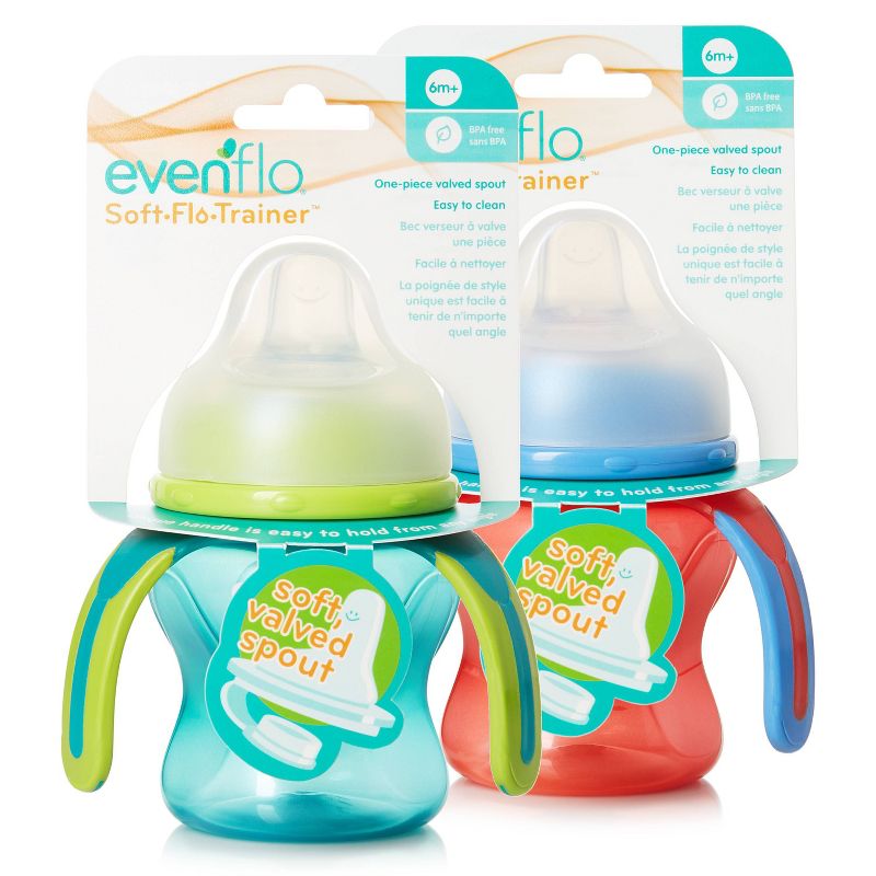 Evenflo Soft Flo Trainer Cup - 2pk - 5oz