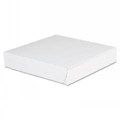 Lock-Corner Pizza Boxes, 8 x 8 x 1 1/2, White, 100/Carton