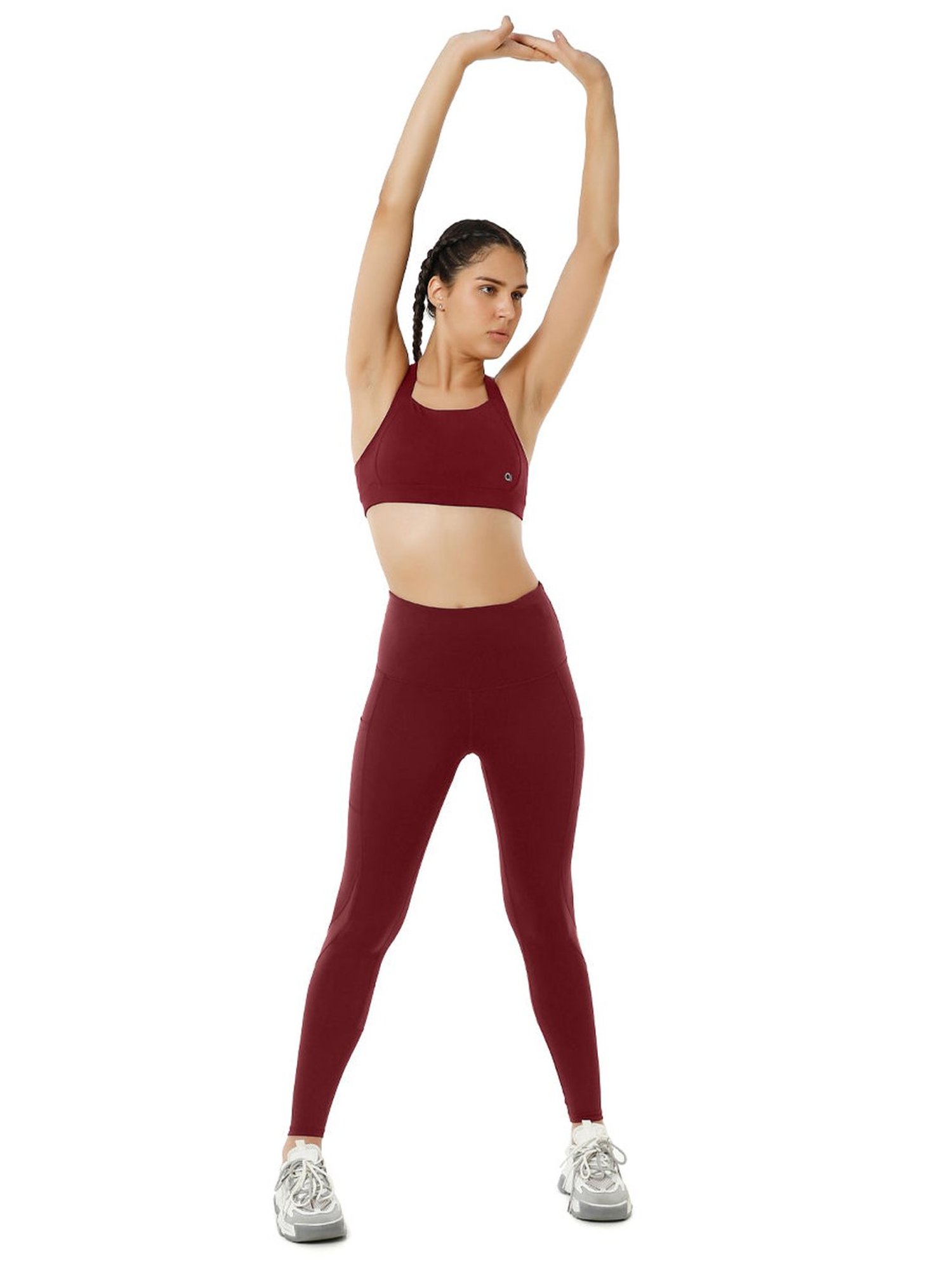 Amante Maroon Sports Bra