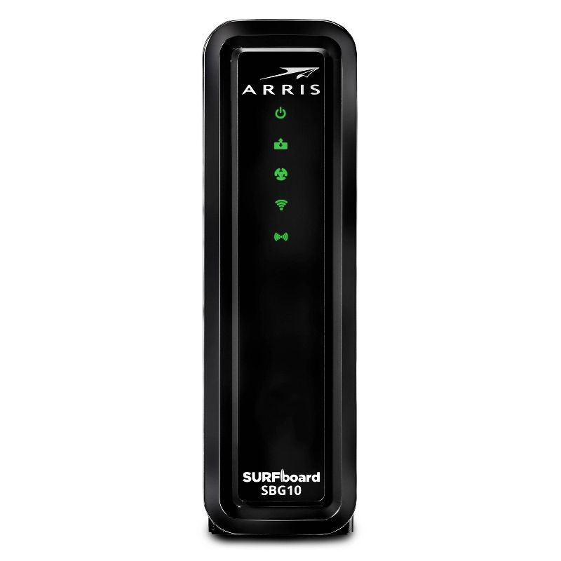 ARRIS SURFboard 16x4 DOCSIS 3.0 Wi-Fi Cable Modem, Model SBG10 (Black)