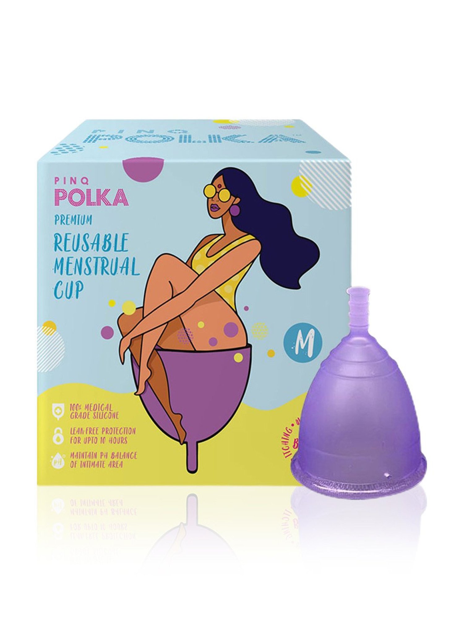 Namyaa Ultra Soft Medium Reusable Menstrual Cup - 50 gm