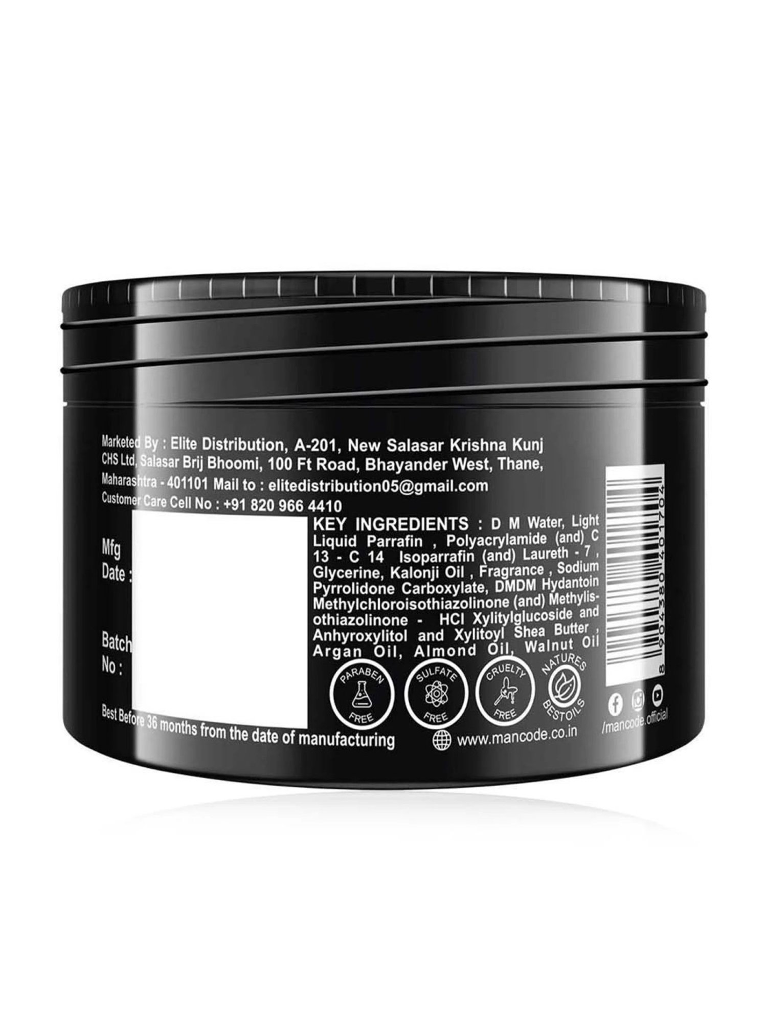 Mancode Daily Hair Styling Cream - 100 gm