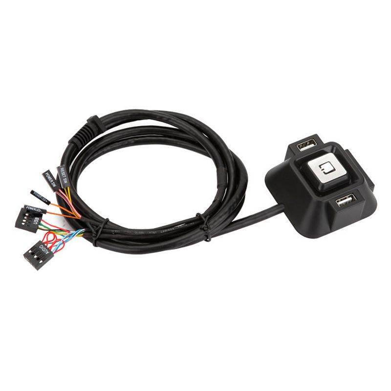 1.6m Desktop PC Computer Case Power Supply supplies on / off Reset HDD Push Button reset Switch with Cables