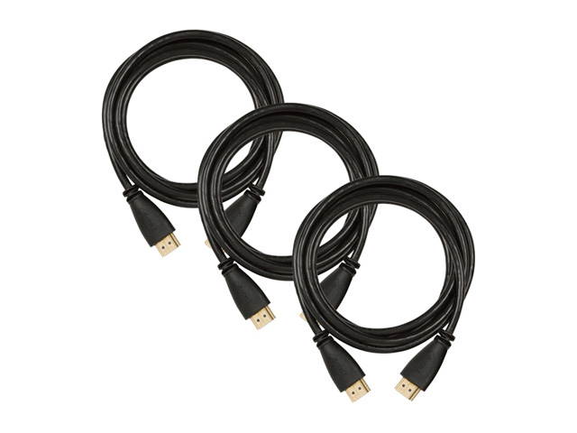 Accell B163B-009B-2 3.3 ft. 3 Pack Essential HDMI High Speed with Ethernet Cable