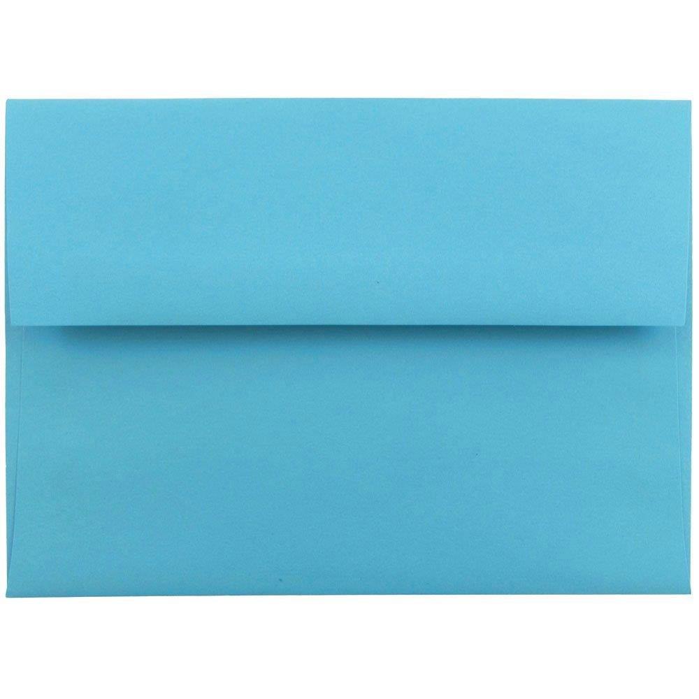 JAM PAPER A6 Colored Invitation Envelopes - 4 3/4 x 6 1/2 - Assorted Colors - 50/Pack