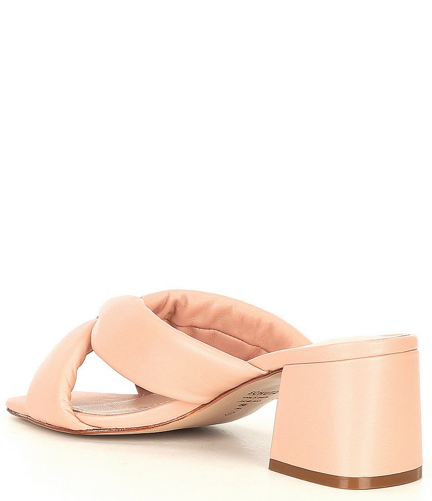 Schutz Butterfly Leather Dress Mules