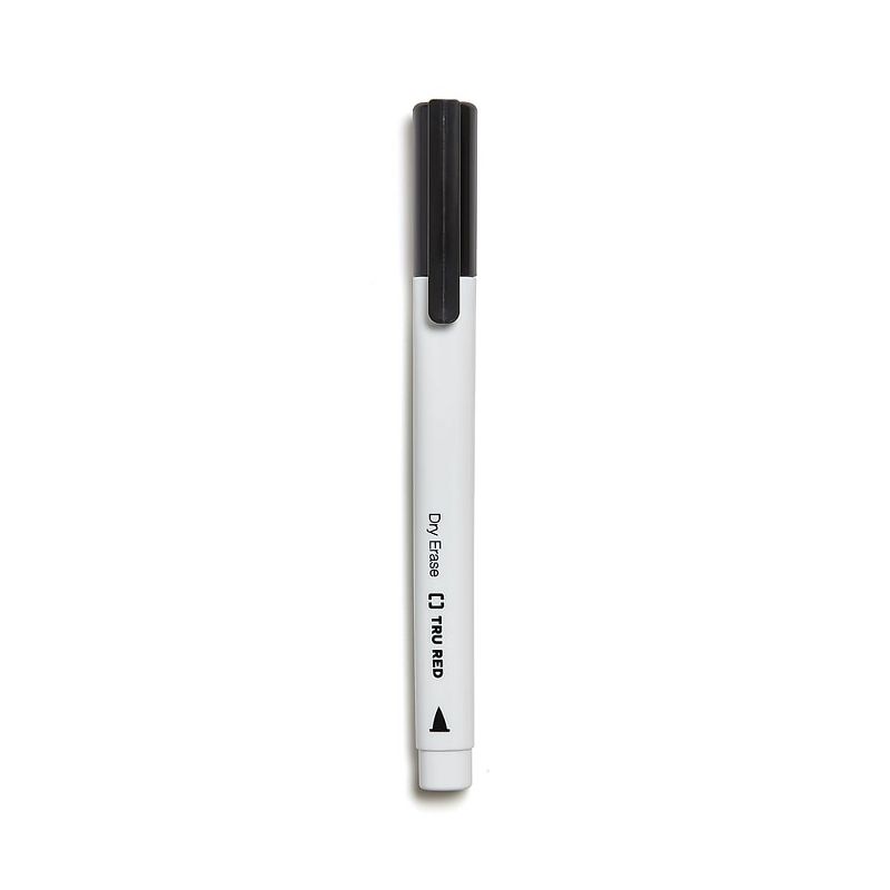 Universal Pen Style Dry Erase Marker, Fine/Bullet Tip, 12ct - Black