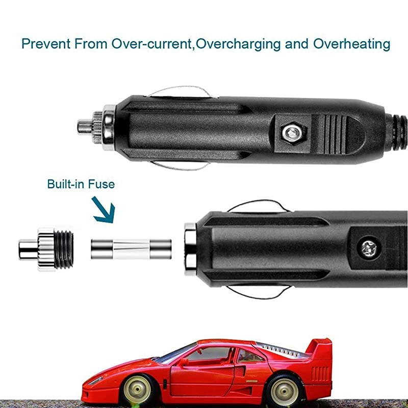 6Ports USB Car Charger Adapter Multiple USB Car Charging Station Car USB Splitter Charge iPhone iPad Android Phones Tablets Charge up to 6 USB Devices Simultaneously on The Road