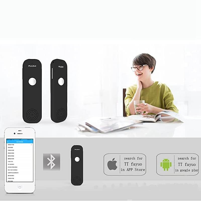 Easy Trans Smart Language Translator Device Electronic Pocket Voice Bluetooth 52 Languages for Learning Travel Shopping Business Fit for Apple iPhone Android White Black Red (WIFI/3G/4G/5G)