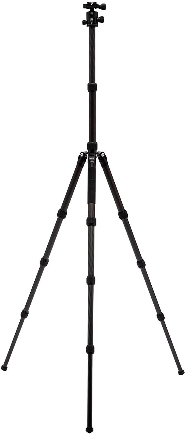 Benro Tripster Travel Carbon Fiber Tripod/Monopod, 2 Series, Black #FTR28CB1GBLK