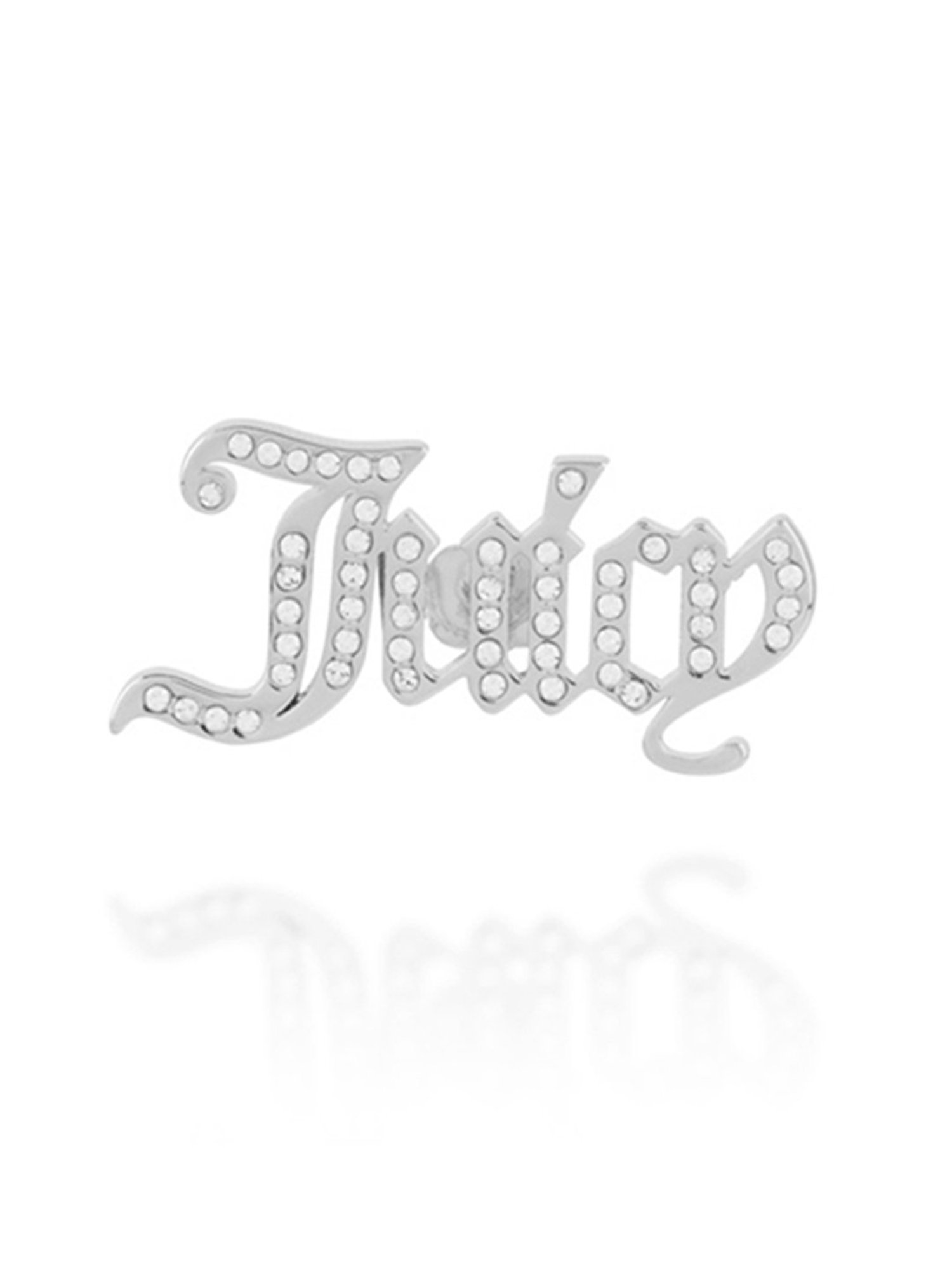 Juicy Couture Jennifer Silver Stud Earrings