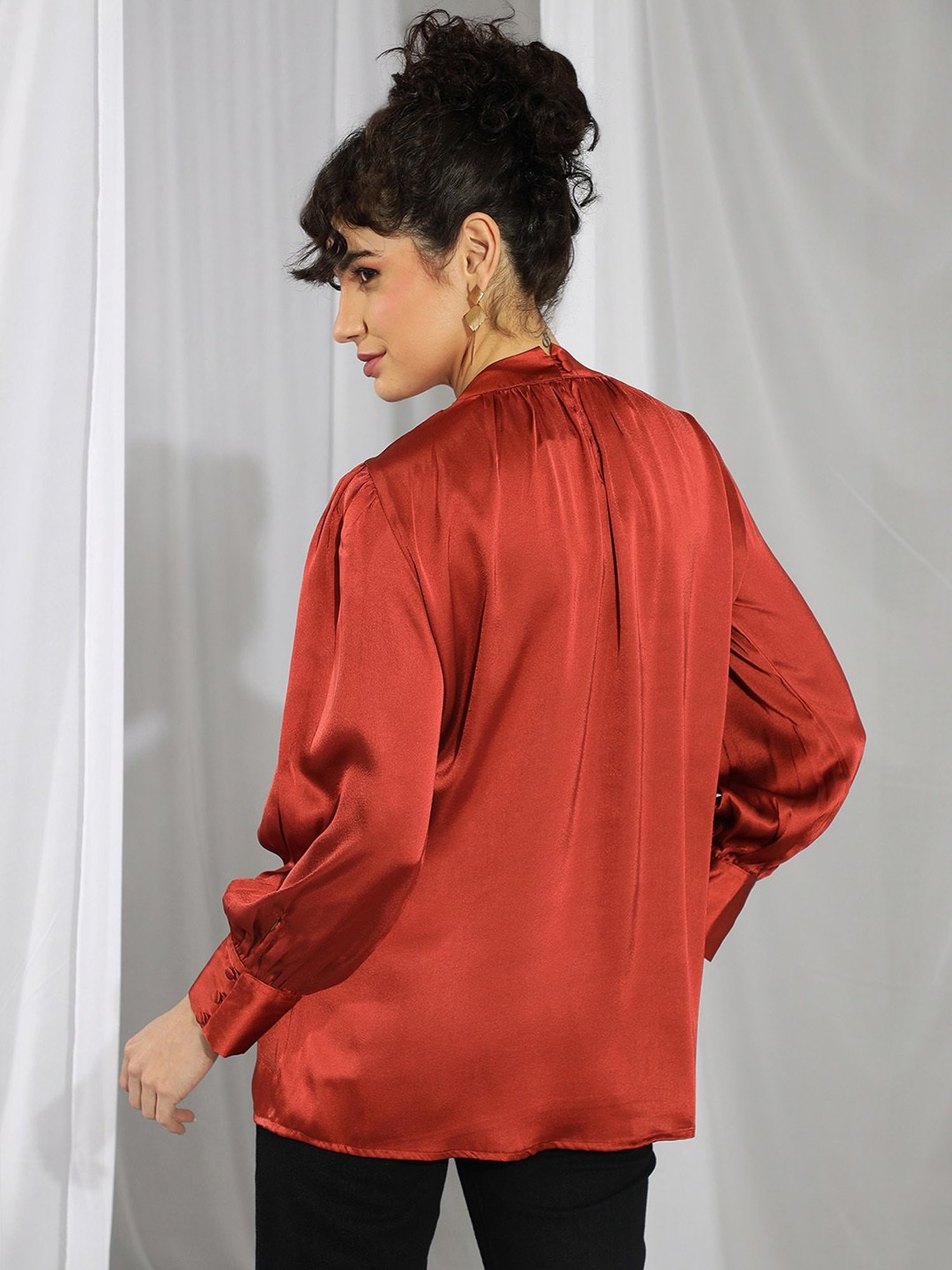 Kotty Brown Regular Fit Top