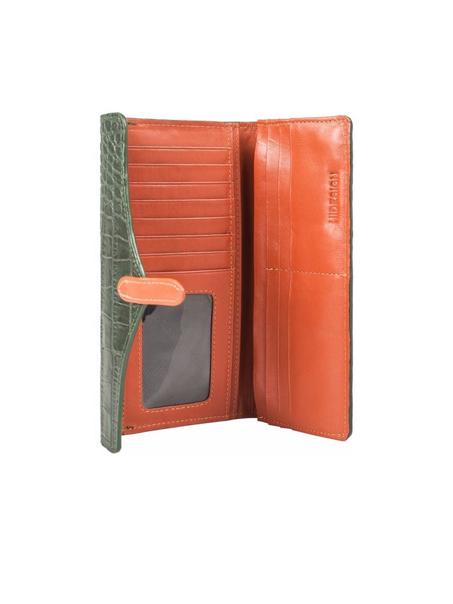 Louis Philippe Brown Casual Leather Money Clip Wallet for Men