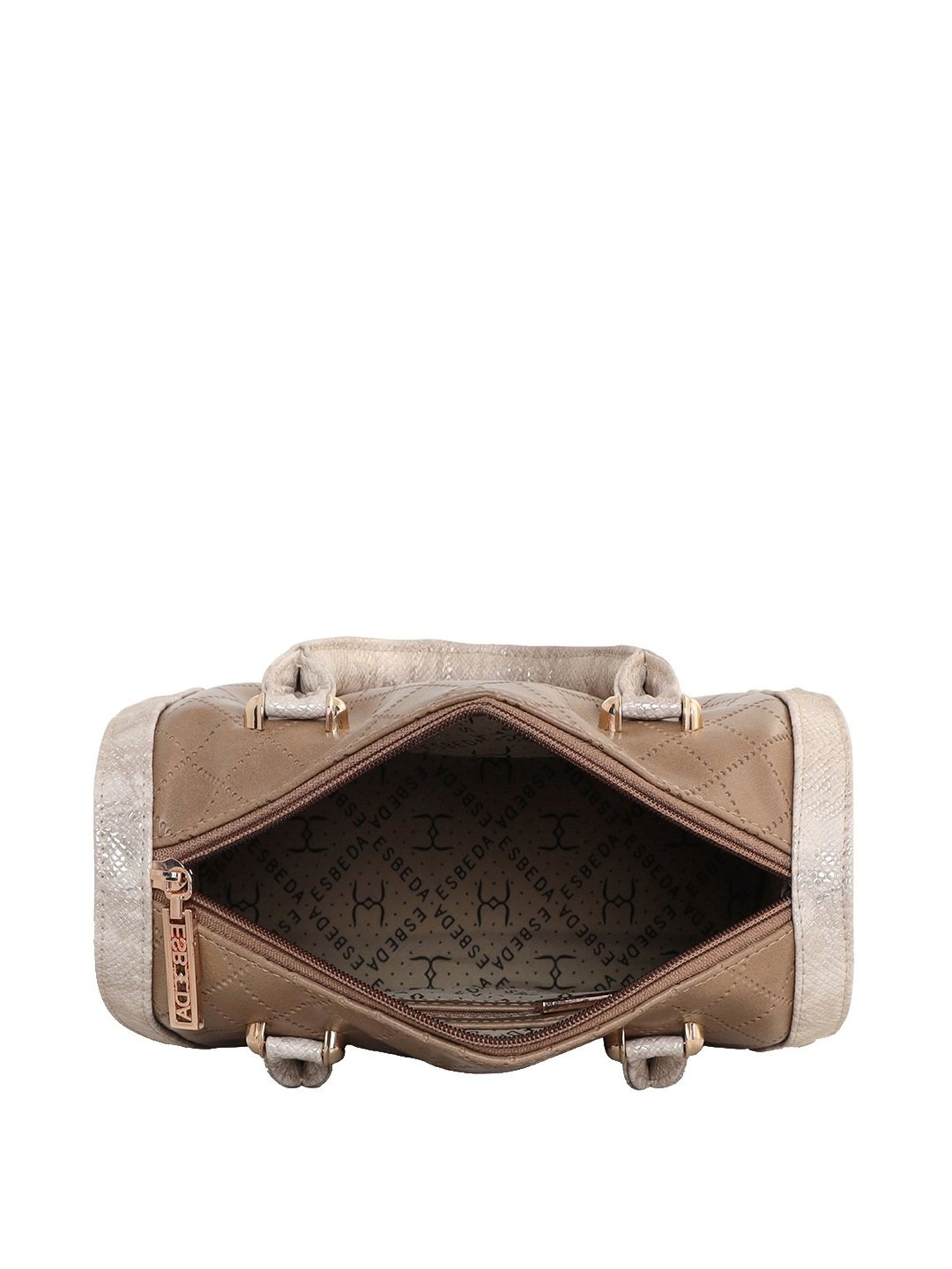 ZOUK Kashmir Blooms Classic Multicolor Printed Medium Handbag