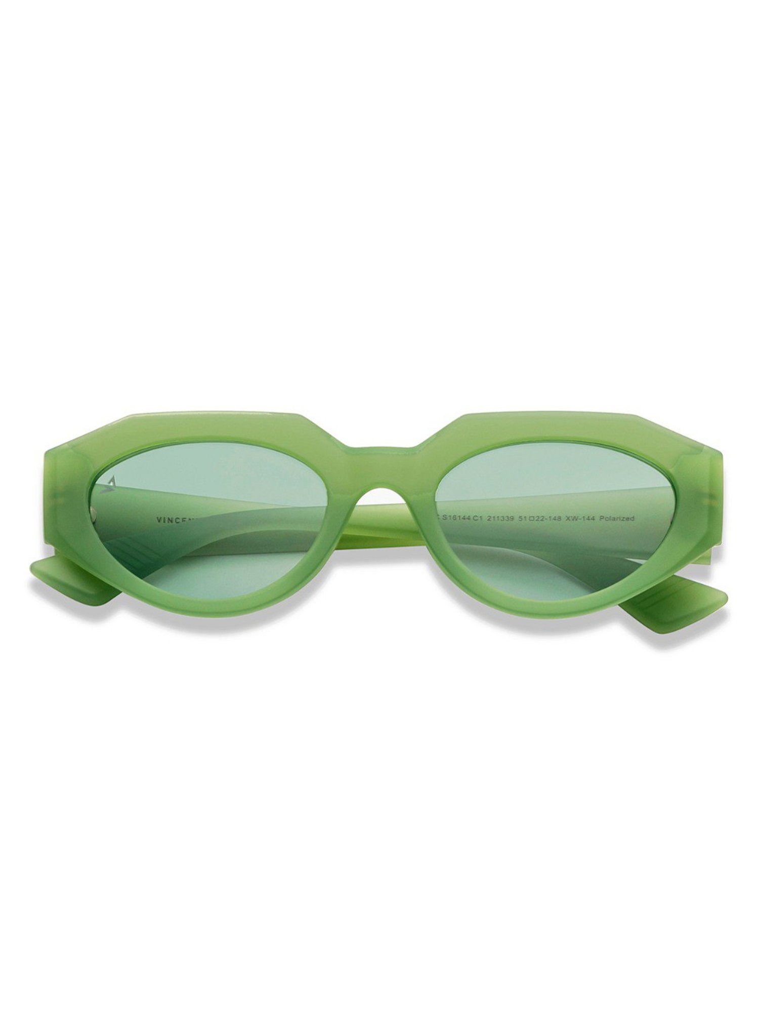 Vincent Chase HOLIDAY EDIT Green Geometric Polarised and UV Protected Lens Sunglasses for Women