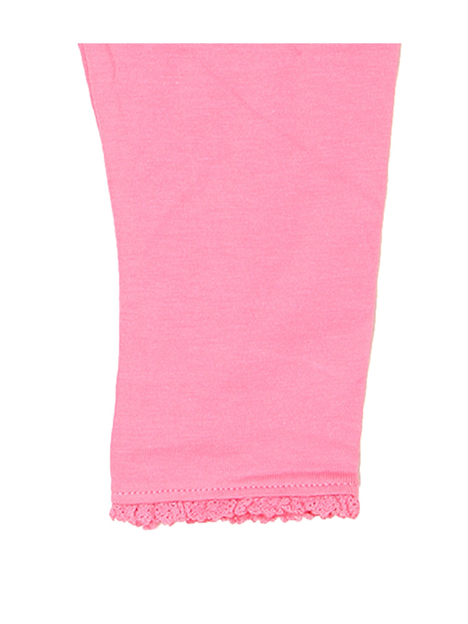 Mothercare Girls Pink Solid Leggings