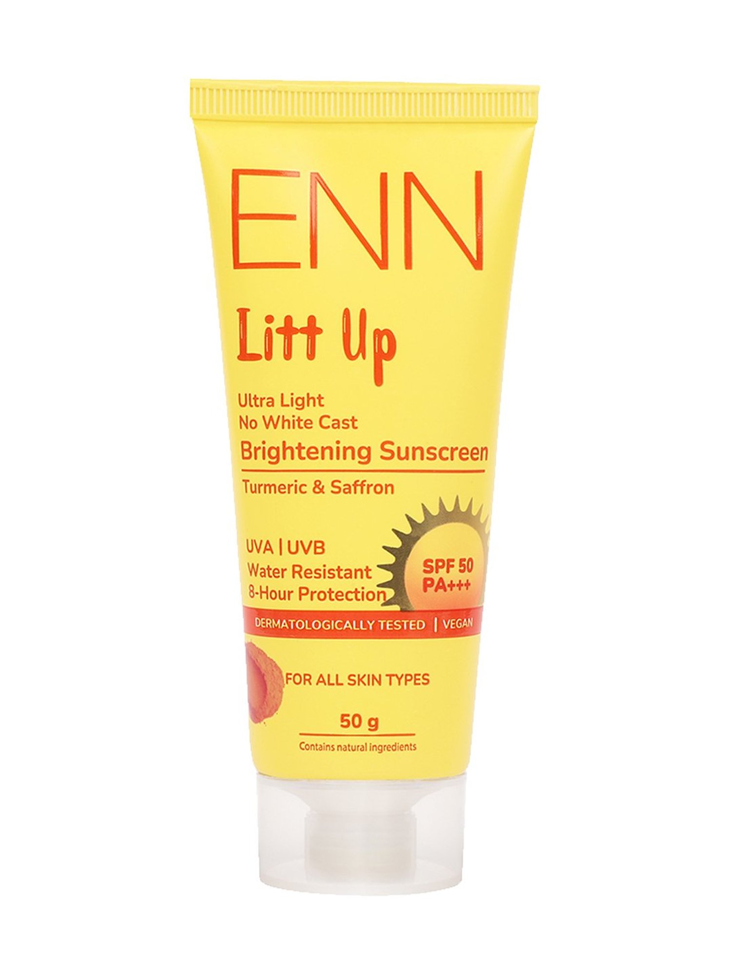 ENN Litt Up Ultra Light Brightening Sunscreen SPF 50 - 50 gm