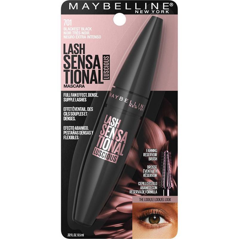 Maybelline Lash Sensational Luscious Mascara - 701 Blackest Black